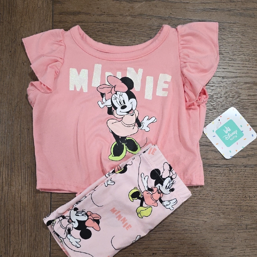 Disney Pink Minnie Mouse Pajama Set